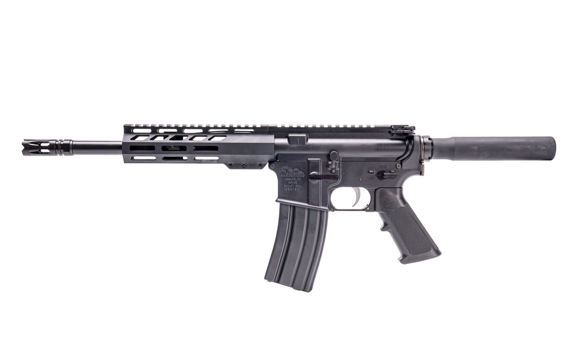 Anderson AM-15 Forged AR15 Pistol - Black | 5.56NATO | 10.5" Barrel