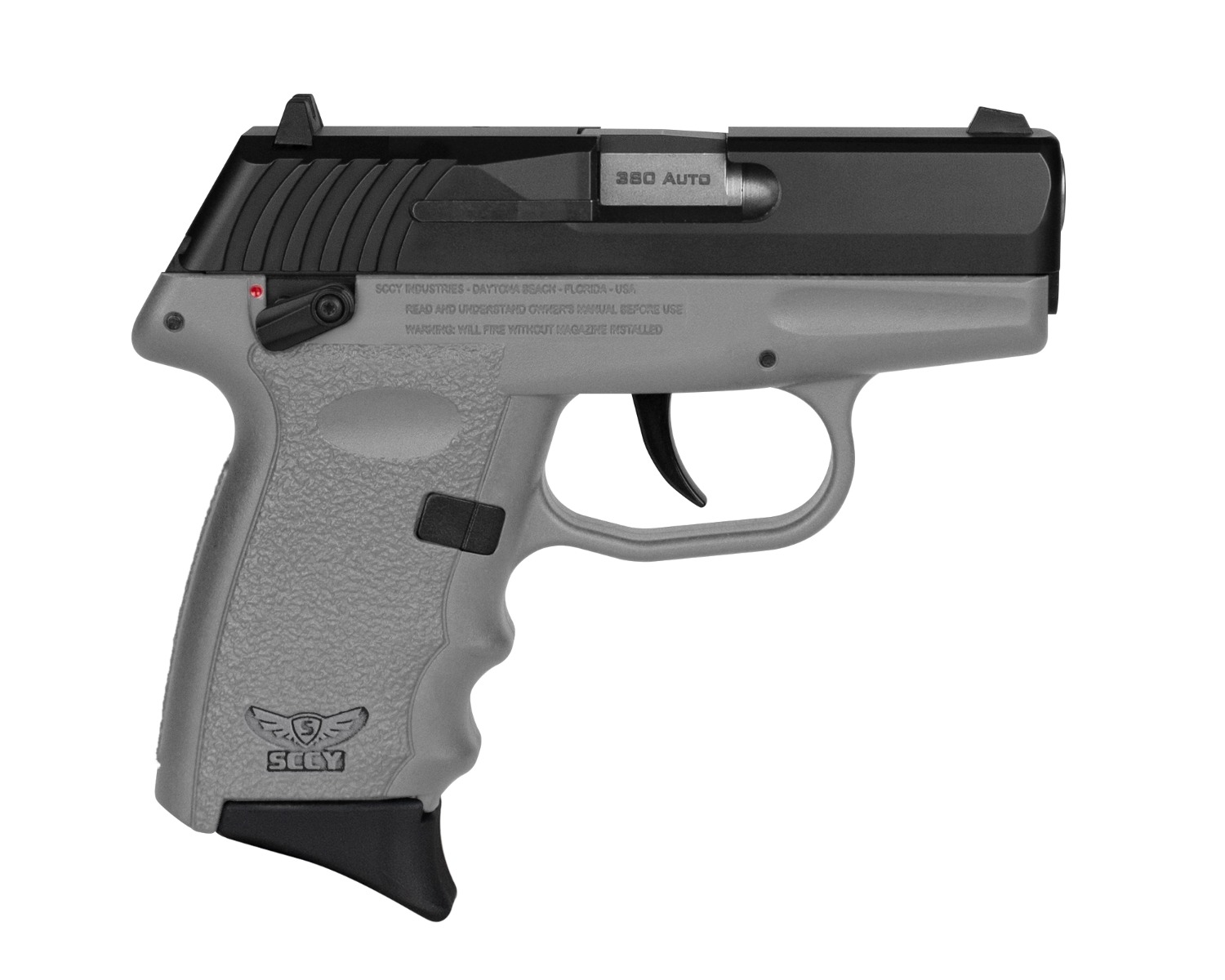 SCCY Firearms SCCY CPX-4 Sub-Compact Pistol - Black / Gray | .380 Auto | 3" Barrel | 10rd | Ambidextrous Safety