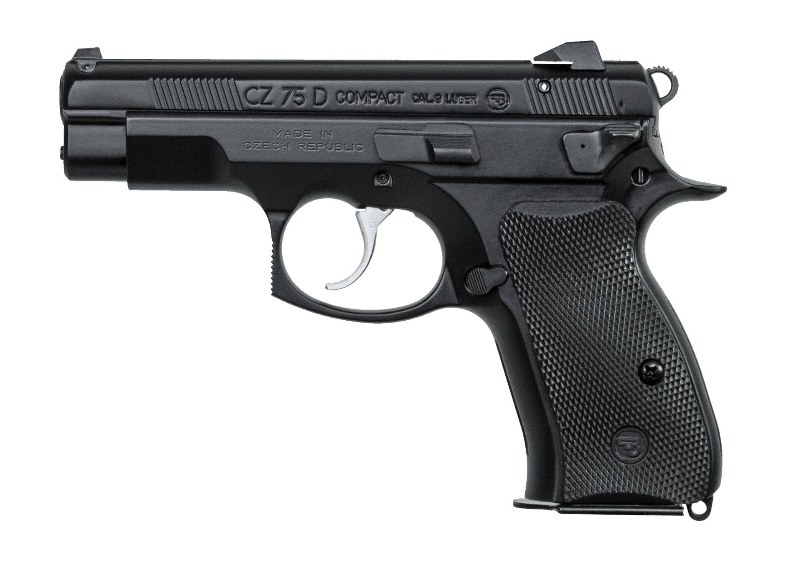 Cz 75 California Compliant Compact Pistol - Black | 9mm | 3.75" Barrel | 9mm | 10rd