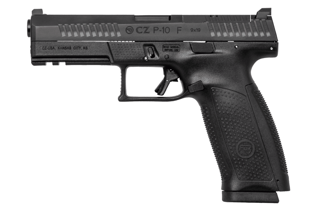 CZ P-10 F Pistol - Black | 9mm | 4.5" Barrel | 10rd | Optics-Ready