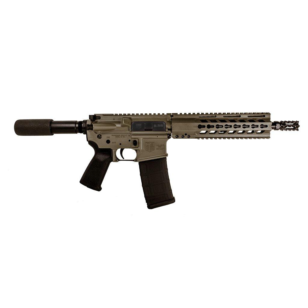 Diamondback Firearms Diamondback DB15 AR Pistol - FDE | 5.56NATO | 10.5 KeyMod Rail | Magpul Grip | Pineapple Flash Hider
