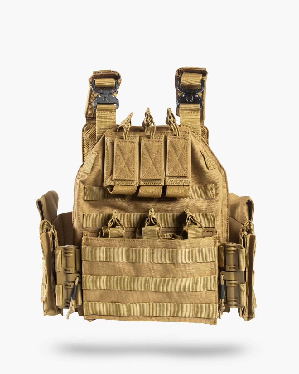 Guard Dog Tactical Sheppard Plate Carrier 2 LbsPer FDE Shooting