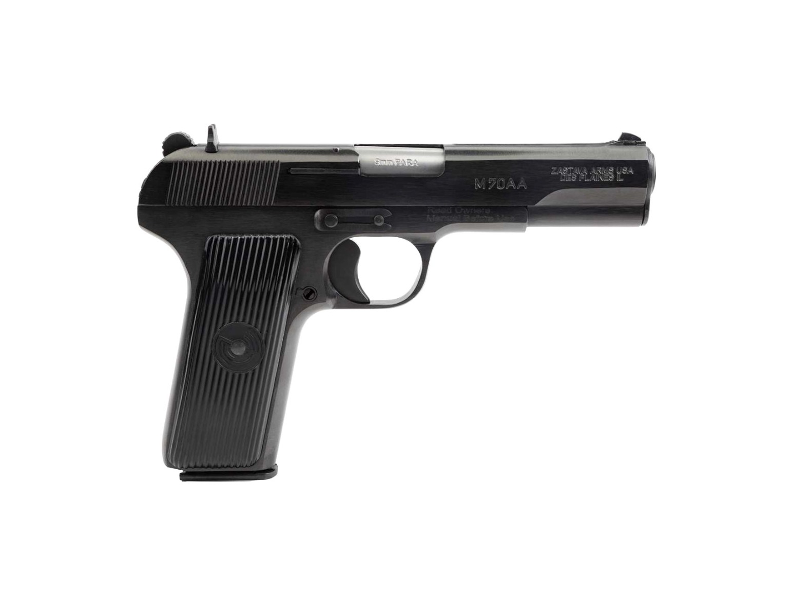 682863126129 Zastava M70AA Pistol - Black | 9mm | 4.5" Barrel | 9rd