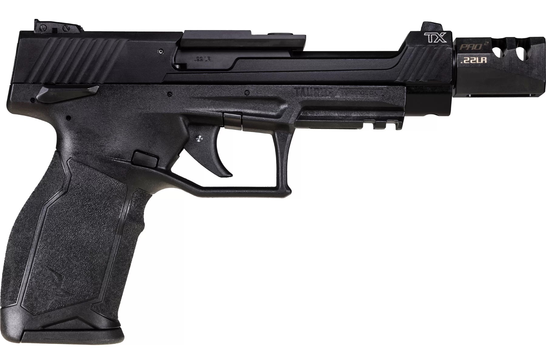 Taurus TX™ 22 Competition SCR Pistol - Black | .22LR | 5.25" Barrel | 10rd | Optics Ready | TandemKross Compensator
