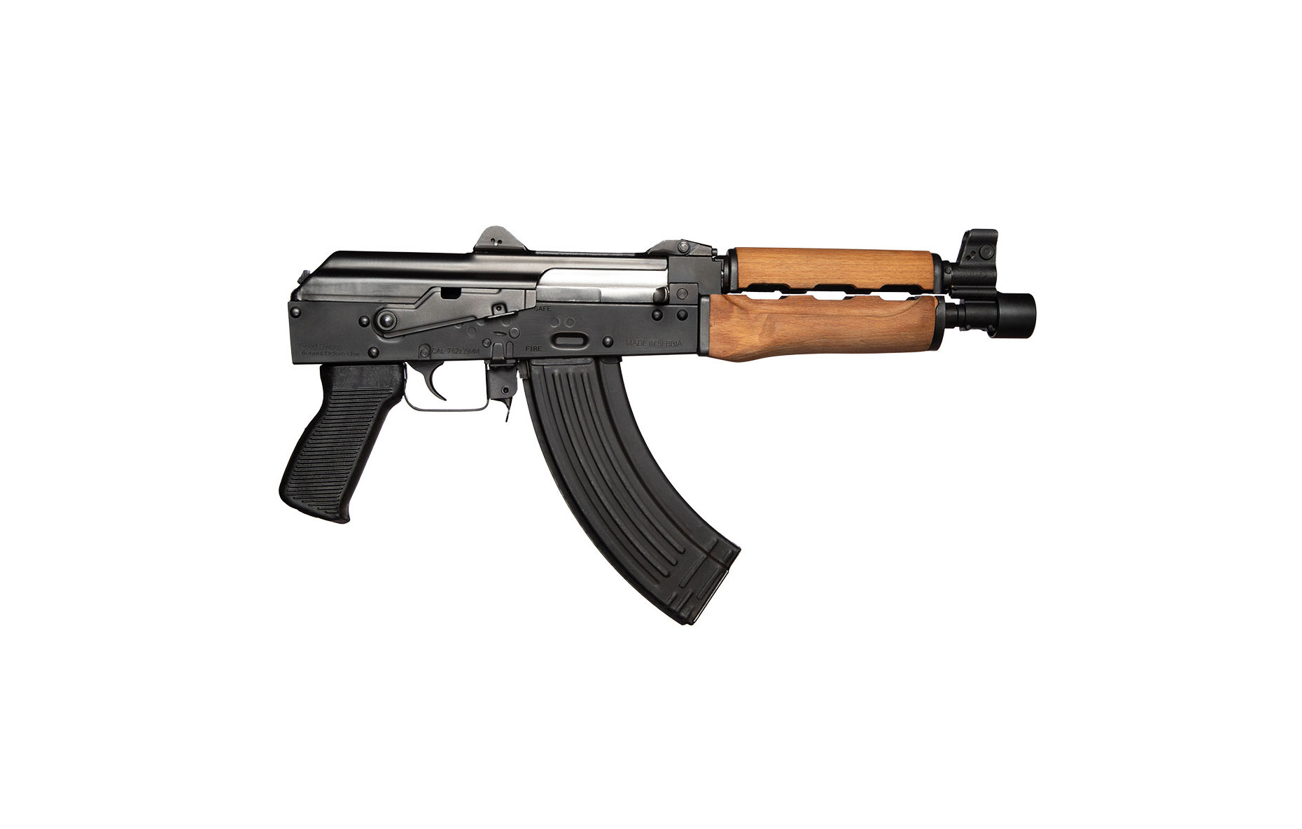 Zastava ZPAP92 AK-47 Pistol -  Wood Handguard | 7.62x39 | 10" Barrel