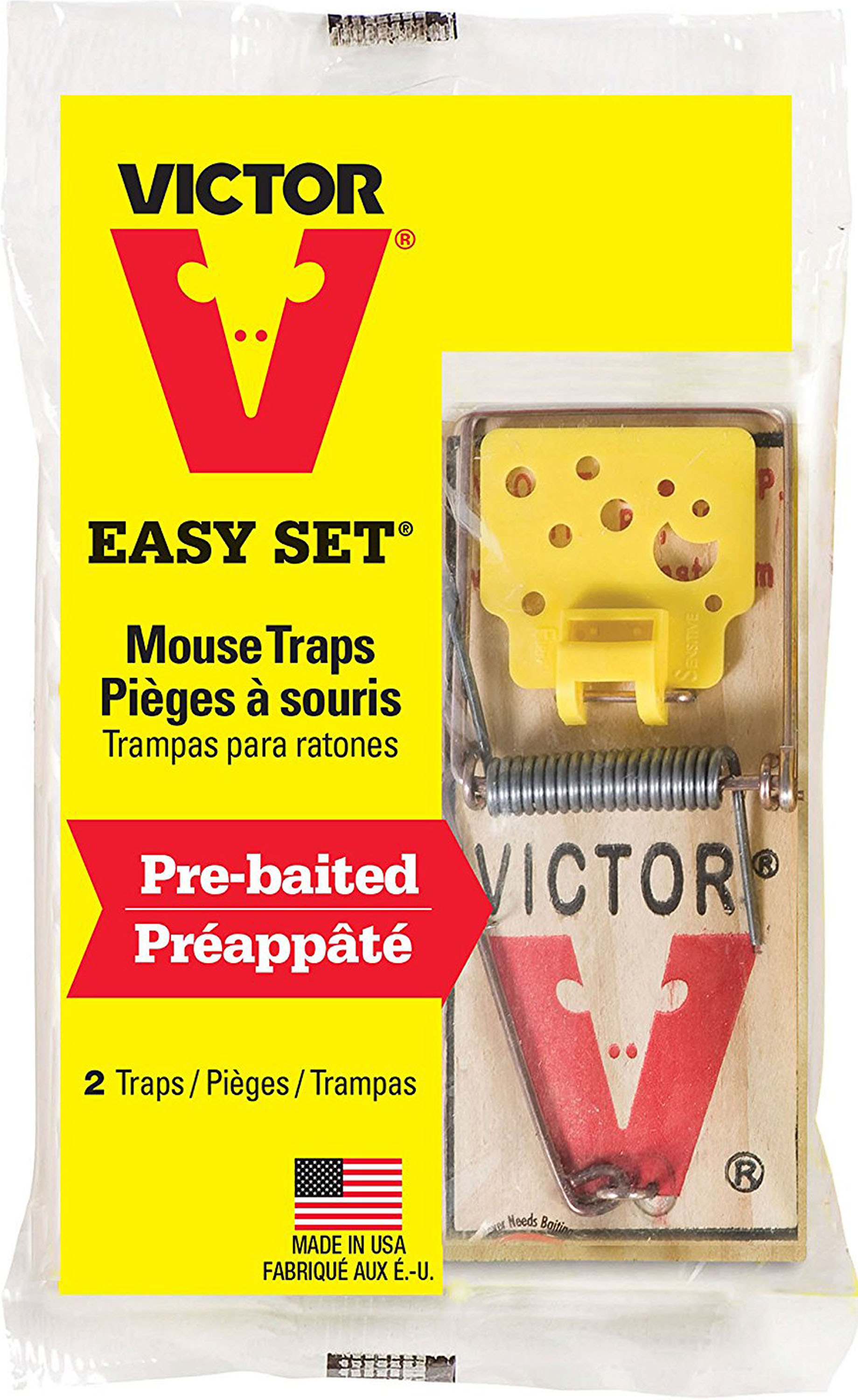Woodstream Victor RodentVictor Easy Set Mouse Trap 2 Pack eBay