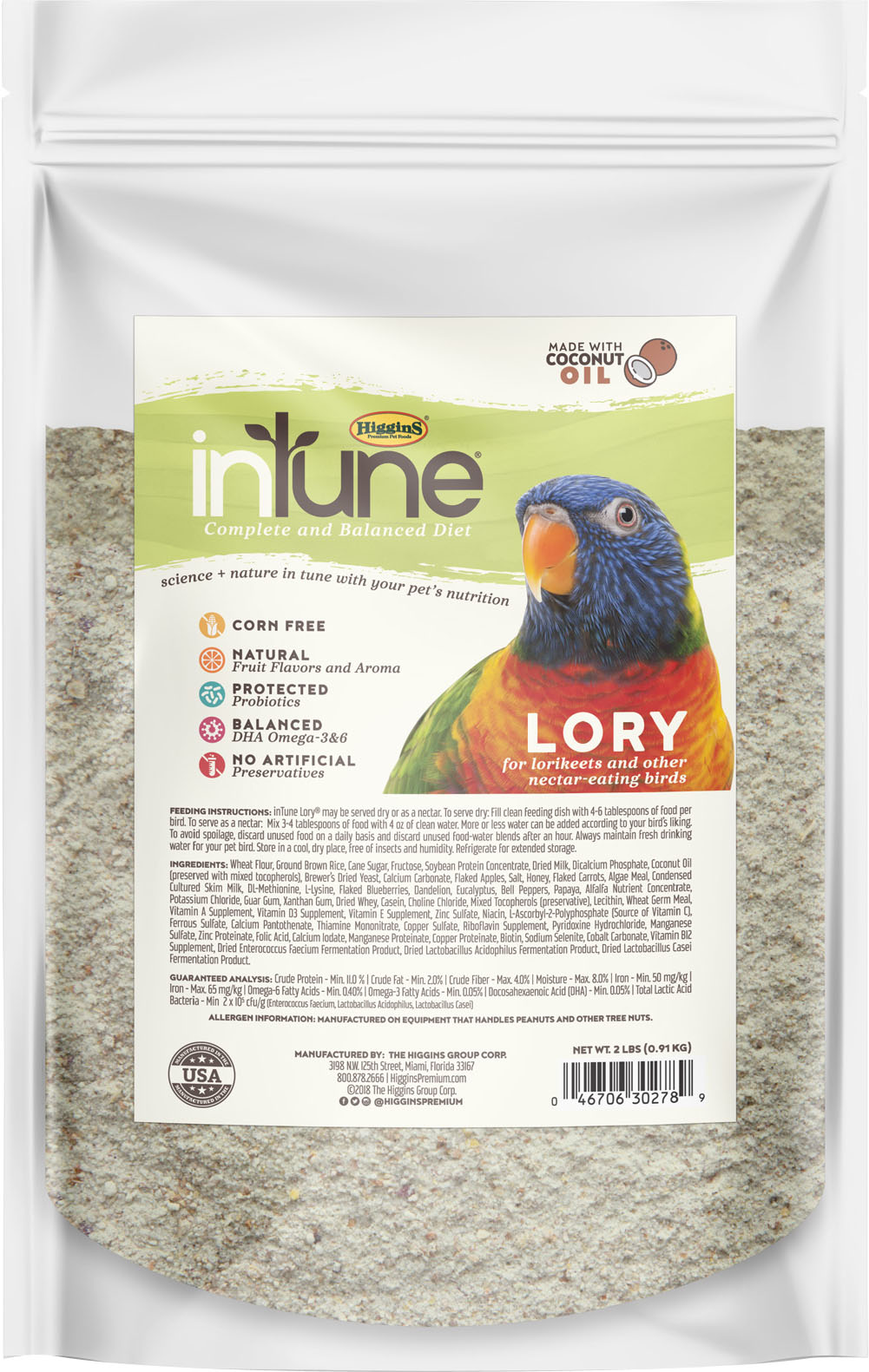 Higgins Premium Pet FoodsIntune Lory Food For Lorikeets 2 Lb eBay