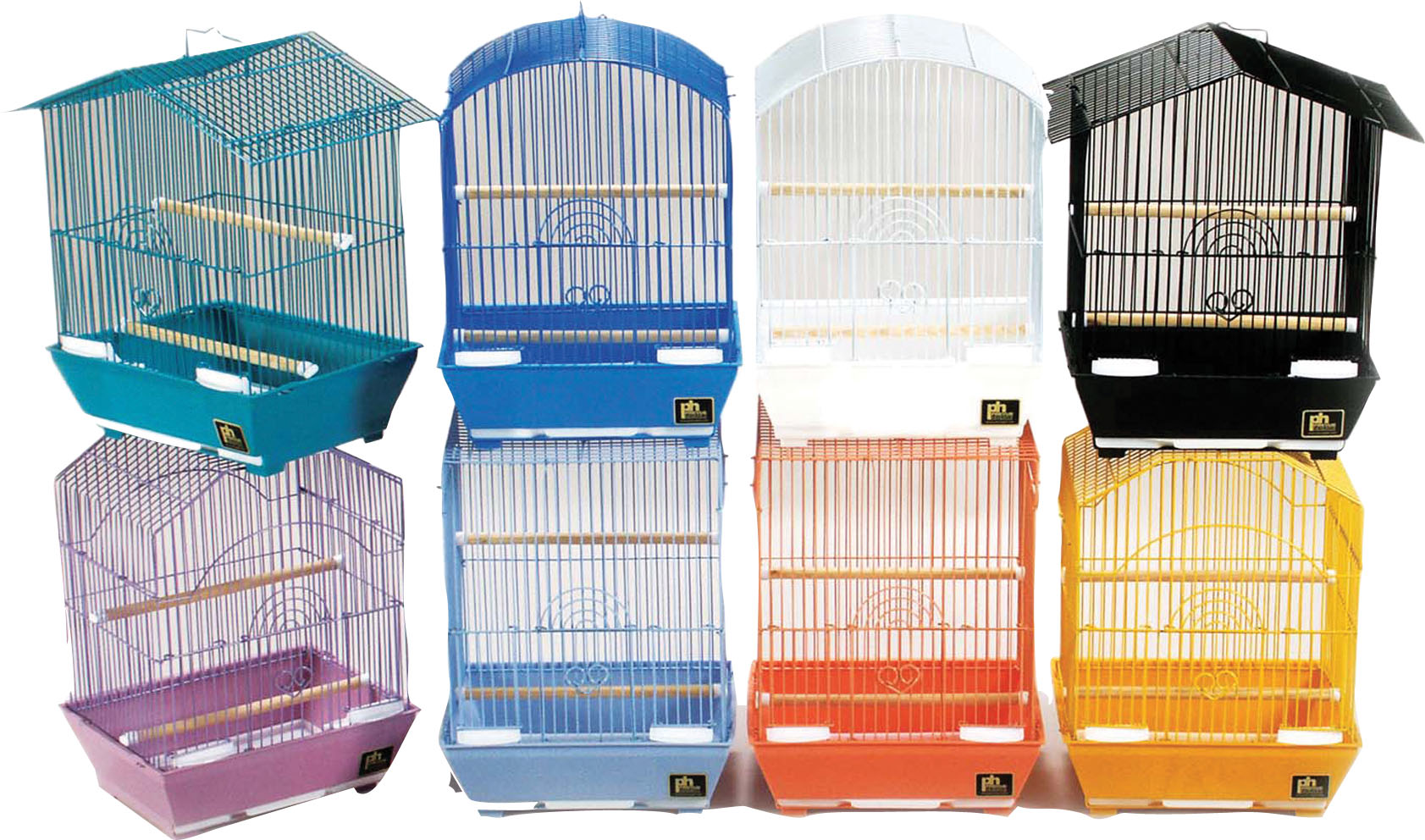 Prevue Pet Products IncParakeet Cage Assorted 12x9x16 In/8 Pk (Case