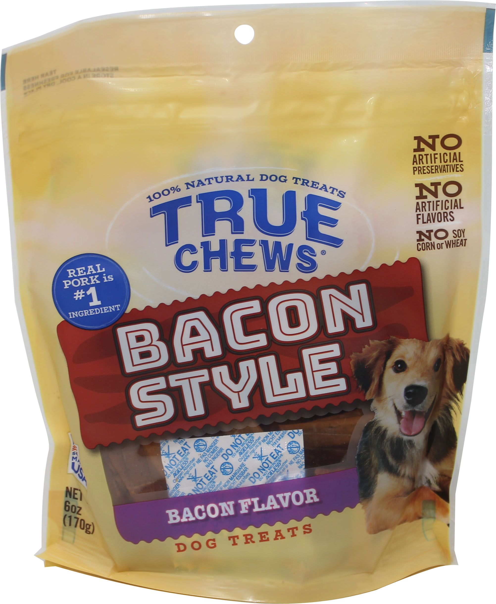 Tyson Pet Products IncTrue Chews Bacon Style Dog Treats Bacon 6 Oz eBay