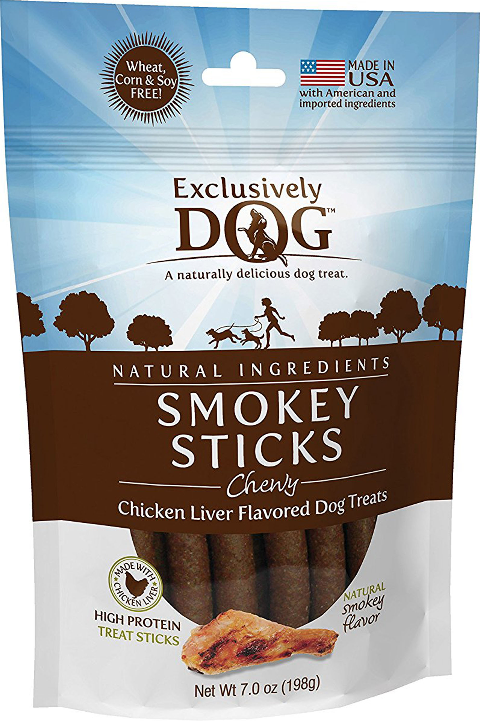 Exclusively Pet IncChewy Smokey Sticks Dog Treats Chicken Liver 7 Oz eBay