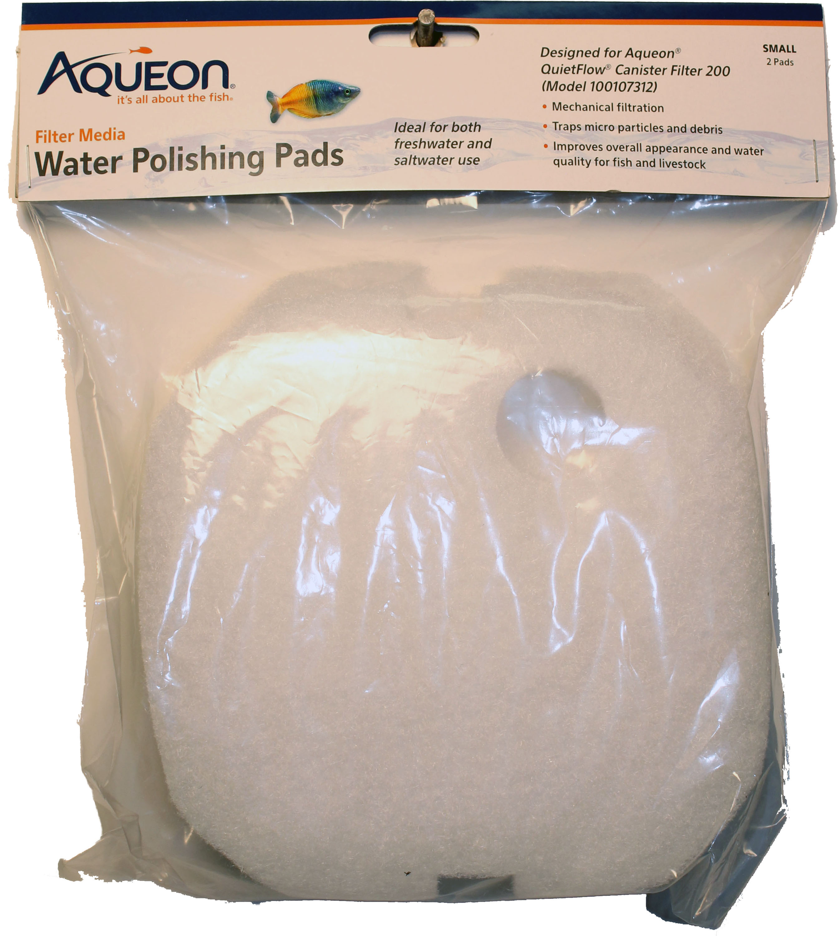 Aqueon ProductssuppliesQuietflow Water Polishing Pad White Small/2