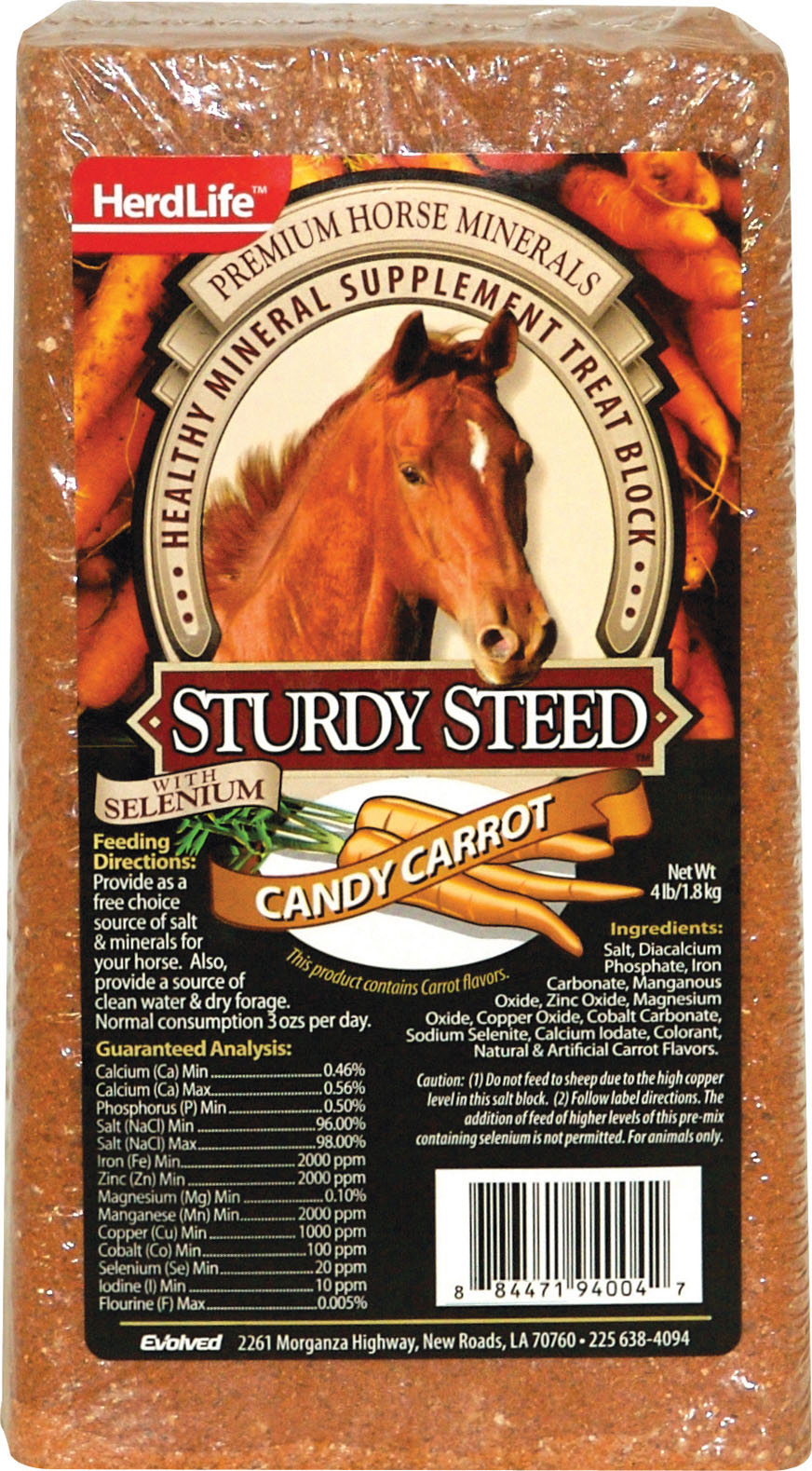 EvolvedSturdy Steed Horse Salt Block Carrot 4 Lb eBay