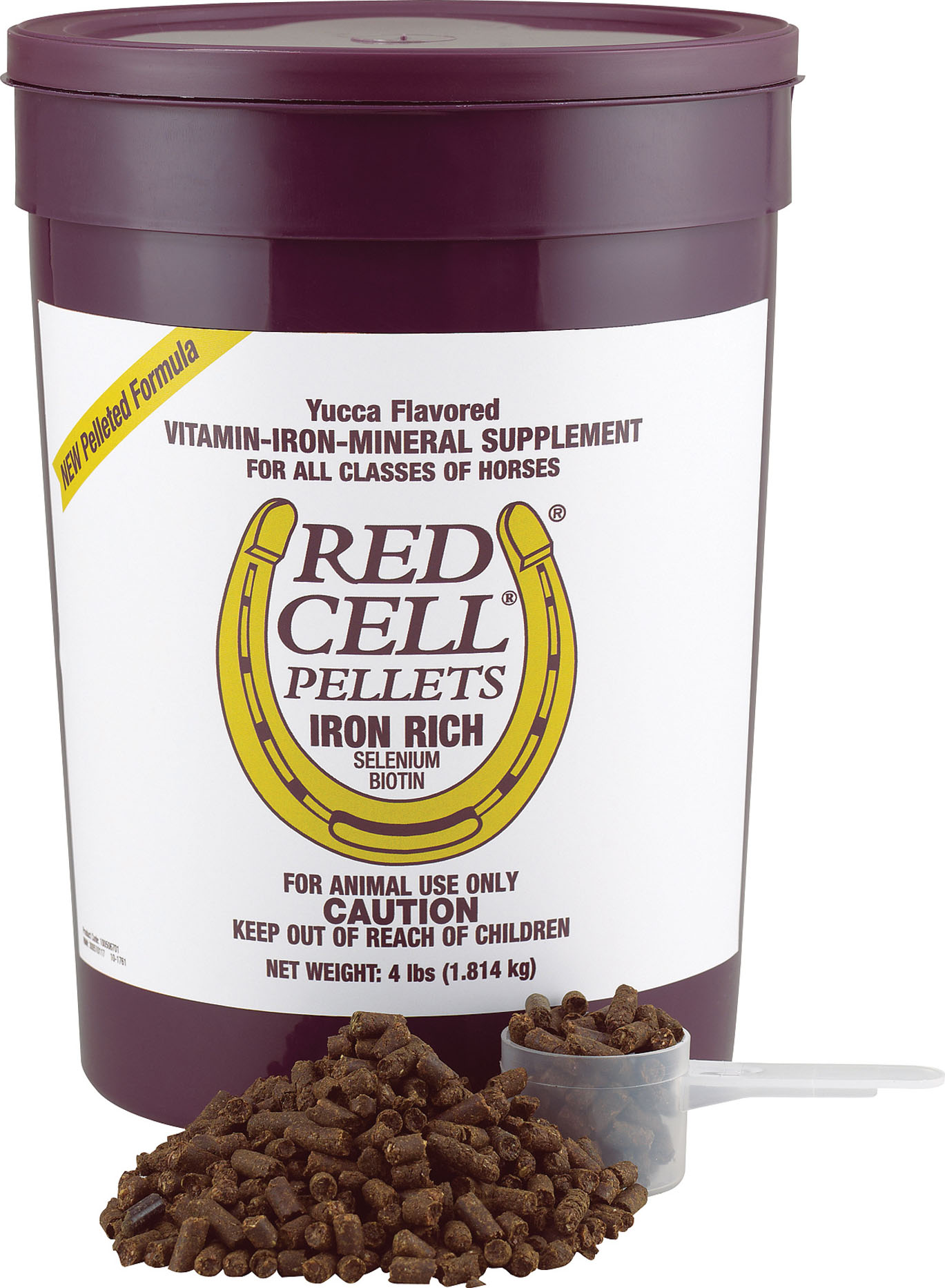 Farnam Co Horse HealthRed Cell Pellet Iron Supplement For Horses 4 Lb