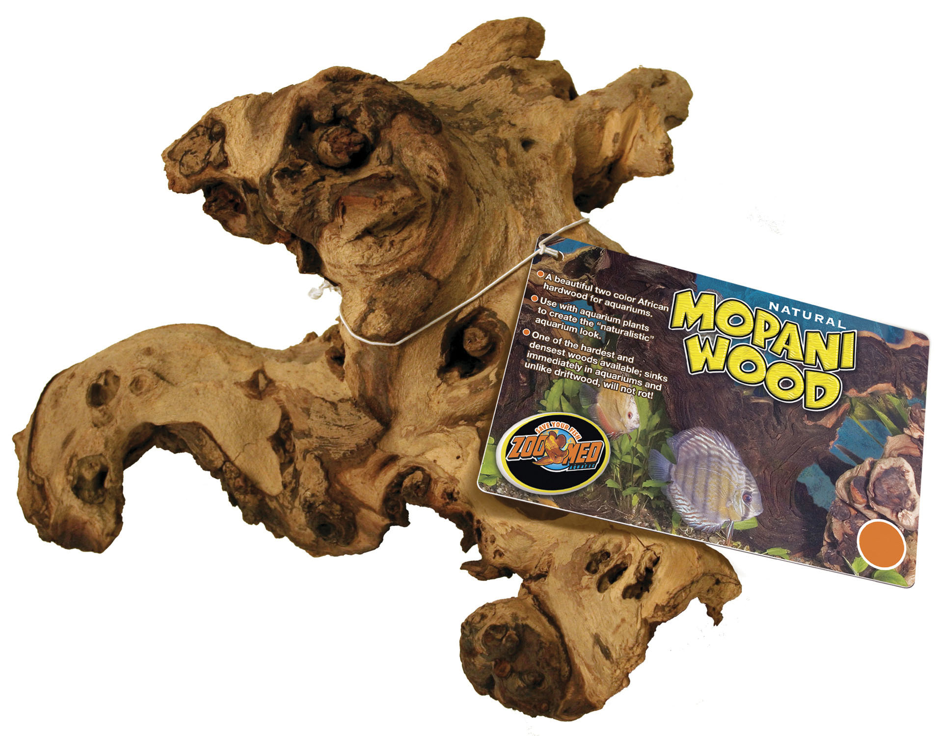 Zoo Med Laboratories IncNatural Mopani Wood For Aquariums 1012 In