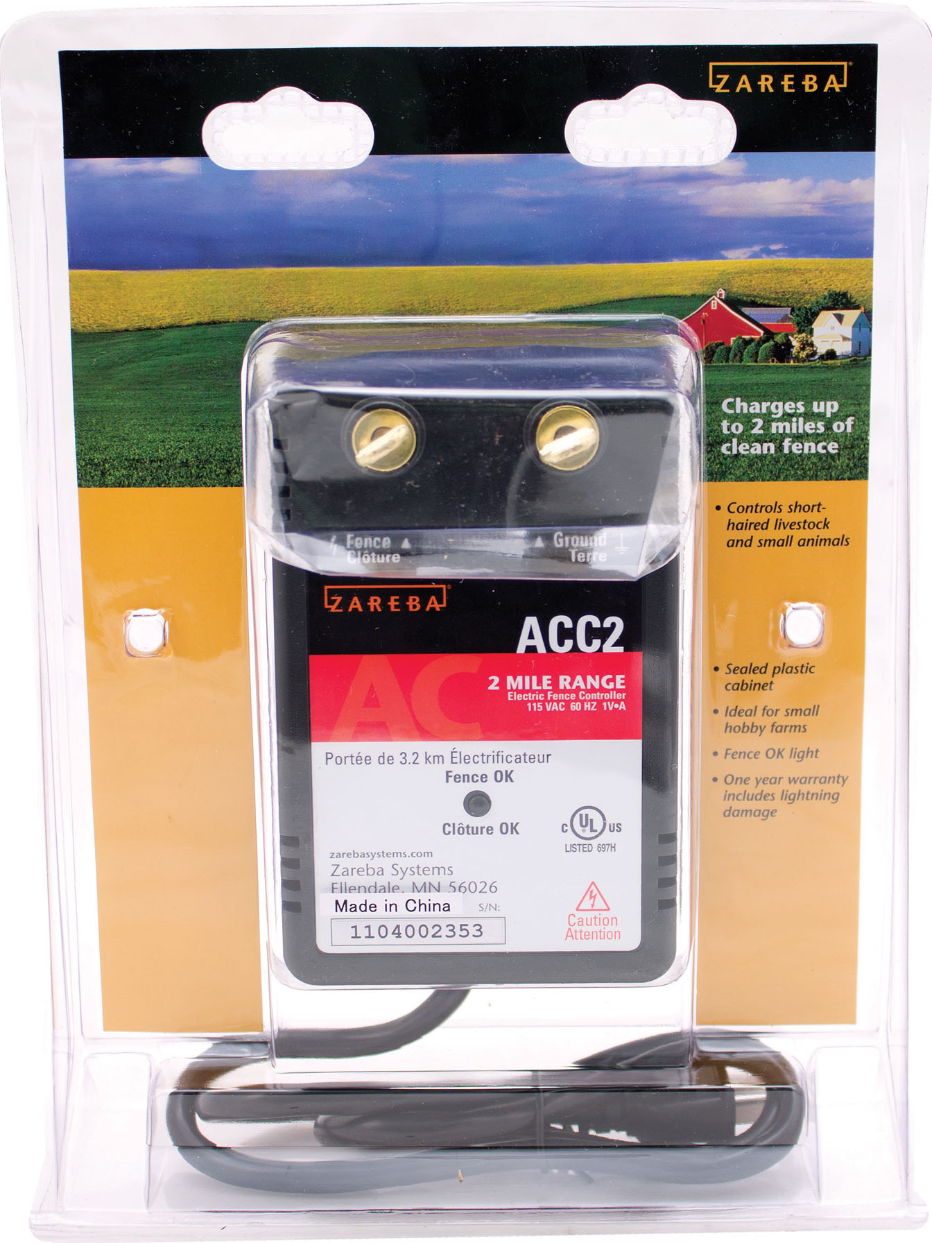 Zareba Electric Fence Charger