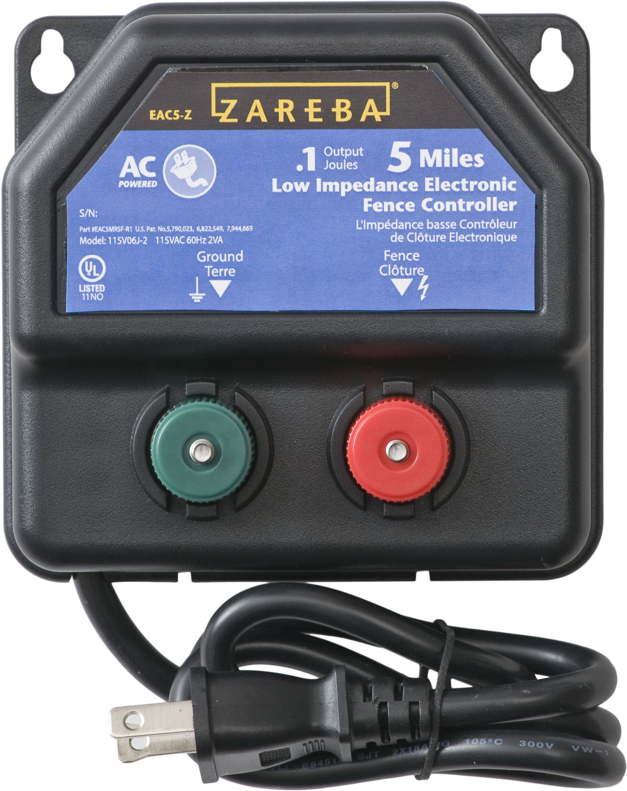 3 3 Signs Zareba 680828 WS3 3-Pack Electric Fence Warning Signs