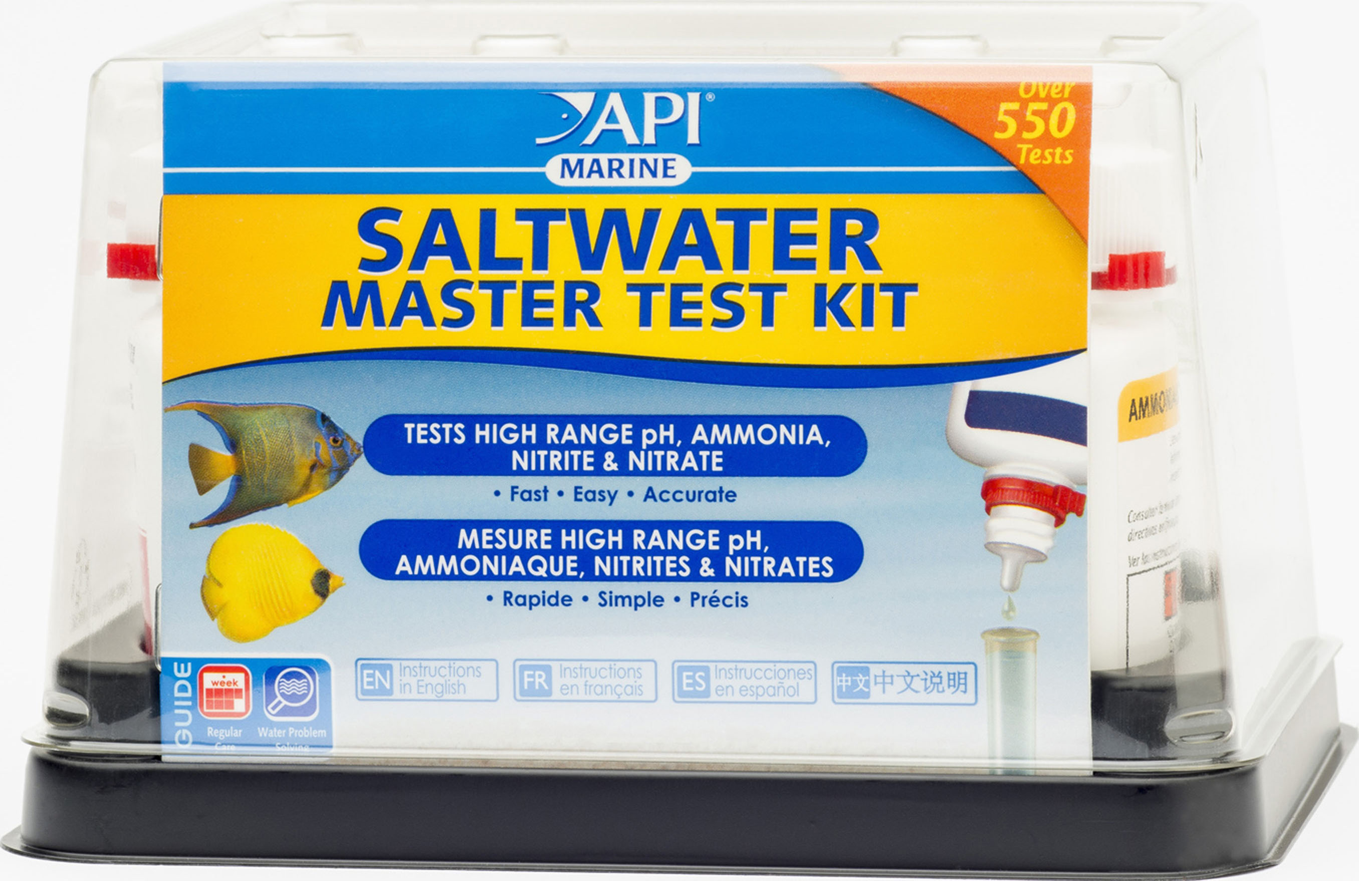Mars Fishcare North AmerSaltwater Master Test Kit Clear 550 Tests eBay