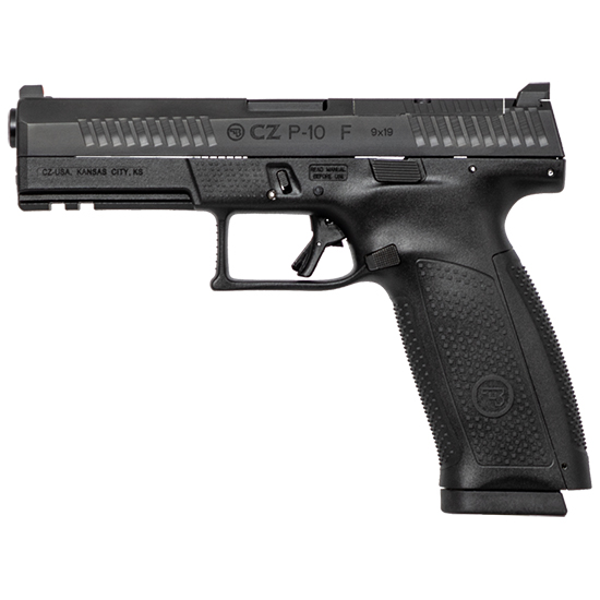 CZ P-10 F 9MM 4.5 OPTIC READY BLK FNS 10RD