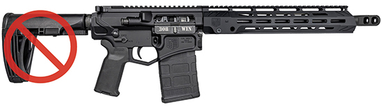DBF DB10 308WIN 13.5 M-LOK S RAIL BUFFER TUBE