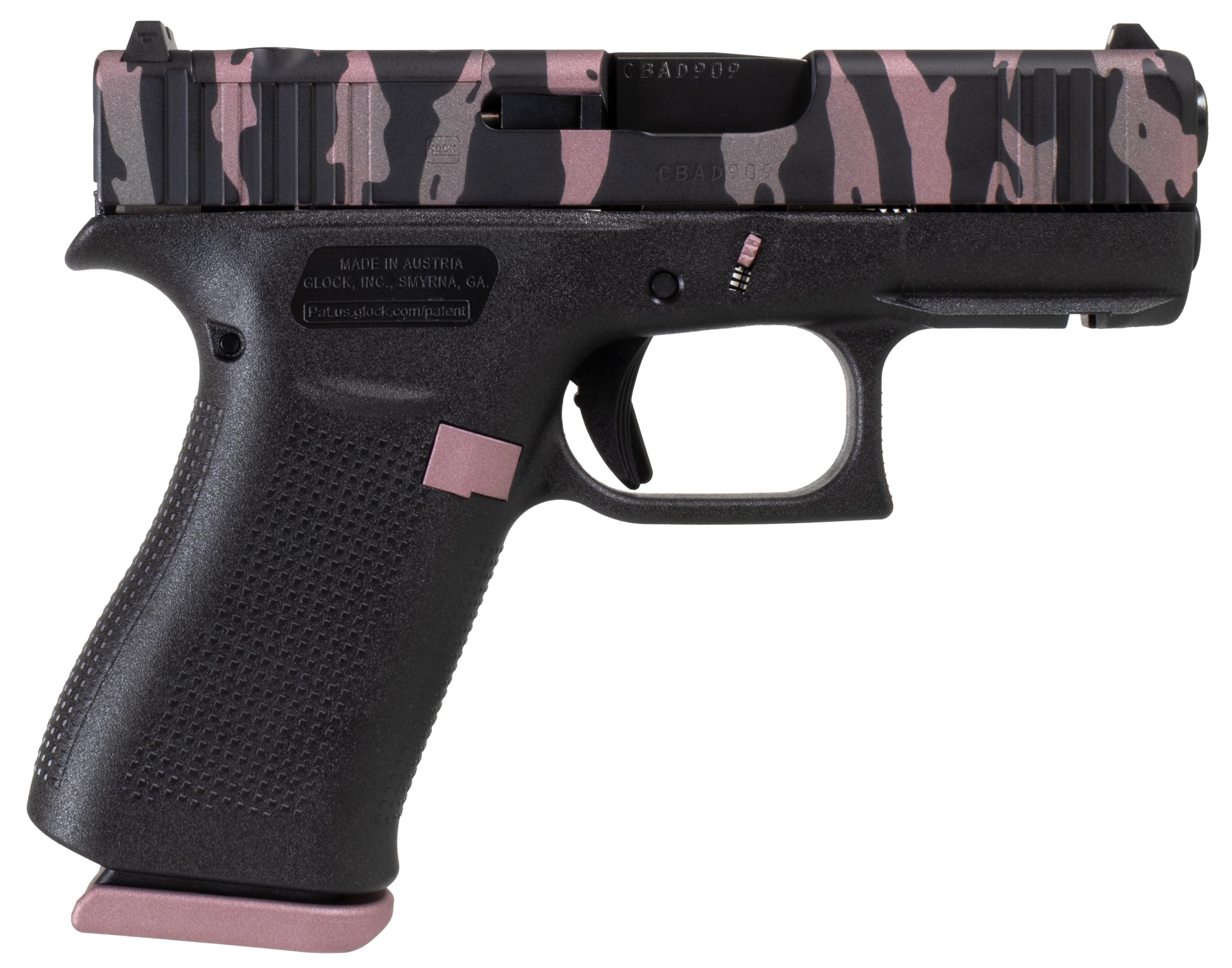 810105515831 GLK SHARK COAST TACTICAL 43X MOS 9MM TIGRESS ROSE
