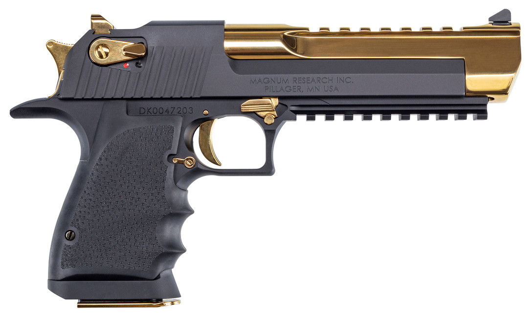 MR DESERT EAGLE 50AE 6 BLK TITANIUM GOLD BLEM