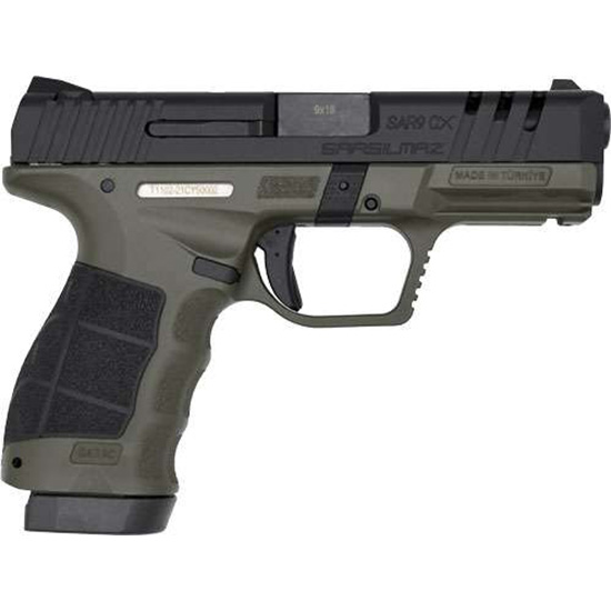 SAR USA SAR SAR9X COMPACT 9MM 4 15RD ODG/BLK