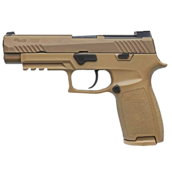 SIG P320 9MM 4.7 M17 COYOTE W NS PLATE 2 MAG