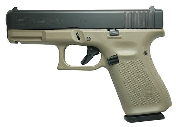 Glock GLK 19 GEN5 9MM FXD FDE 15RD