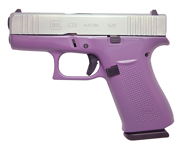 GLK 43X FXD PURPLE/SILVER 9MM