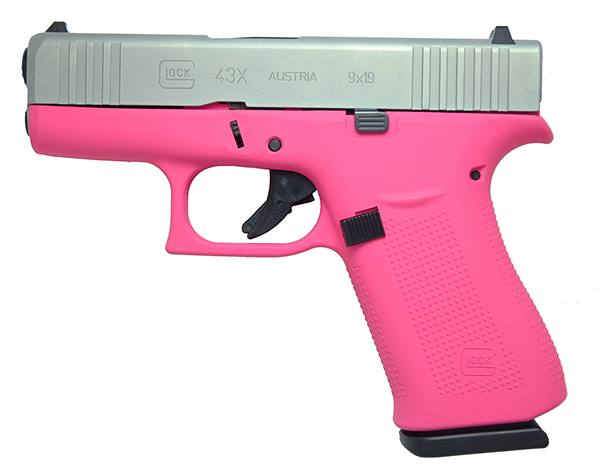GLK 43X FXD PINK / SILVER 9MM