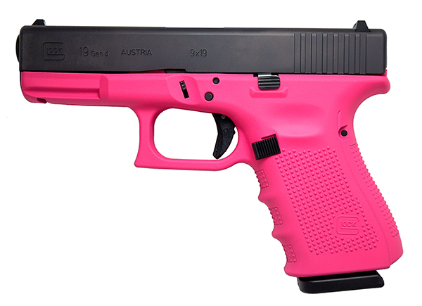 Glock GLK 19 GEN4 9MM P PINK/BLK FS