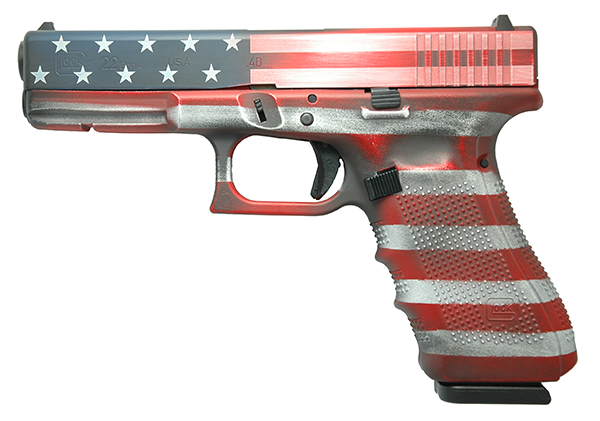 Glock GLK 22 GEN4 40SW USA FLAG 10