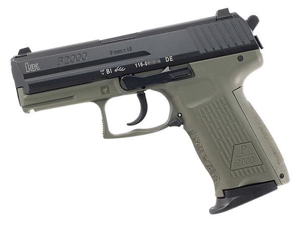 642230258181 H&K* P2000 9MM V3 GRN DA 10 CA