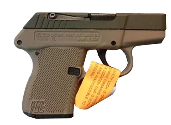 640832004304 KEL TEC P3AT 380A TAN/GRN