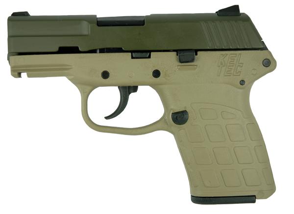 640832002683 KEL TEC PF9 9MM GRN/TAN