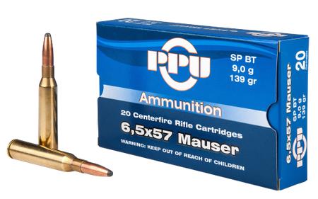 8605003812739 PPU 6.5X57 MAUSER 139 SP BT 20