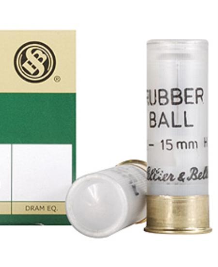 S&B 12GA RUBBER BUCK SHOT