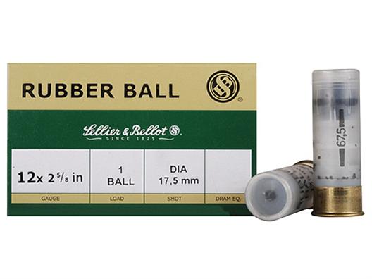 S&B 12GA RUBBER BALL 1