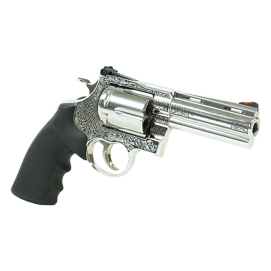 Colt Anaconda "Filigree Frame and Barrel" Handgun .44 Rem Mag 6rd Capacity 4.25" Barrel Stainless Frame