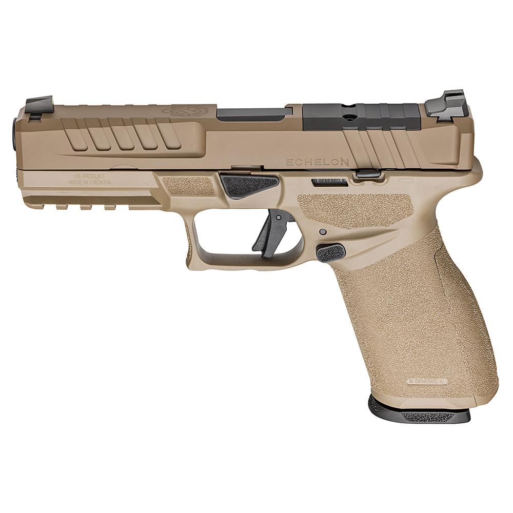 Springfield Armory Springfield Echelon Low Capacity Handgun 9mm Luger 10rd Magazines 4.5" Barrel Desert FDE U-Dot Sights