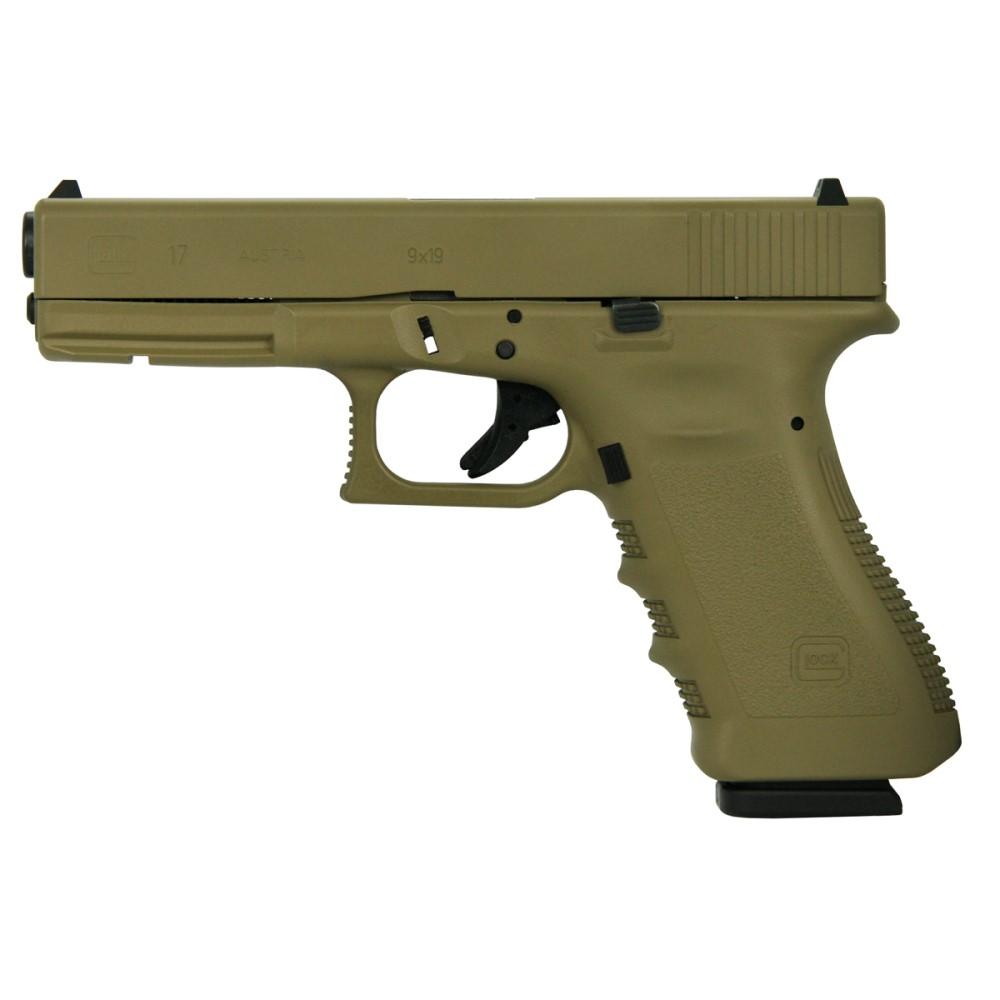 Glock 17 Gen 3 Custom "FDE" Handgun 9mm Luger 17/rd Magazines (2) 4.49" Barrel FDE Austria