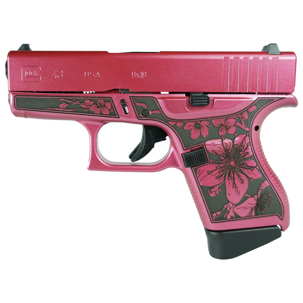 Glock 43 "Cherry Blossom Medusa Pink" Subcompact Handgun 9mm Luger 6rd Magazines (2) 3.41" Barrel USA