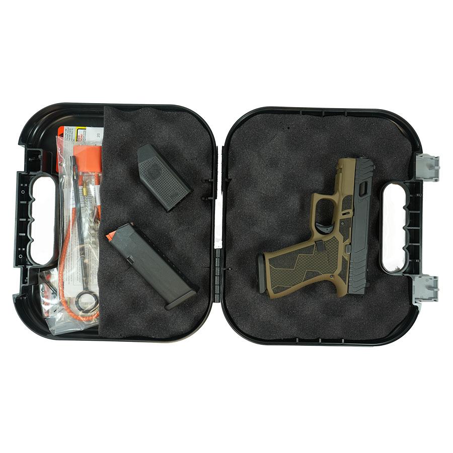 Glock 43X "Kavorka" FDE Handgun 9mm Luger 10rd Magazines(2) 3.4" Barrel Accessory Rail RMR/c USA Made