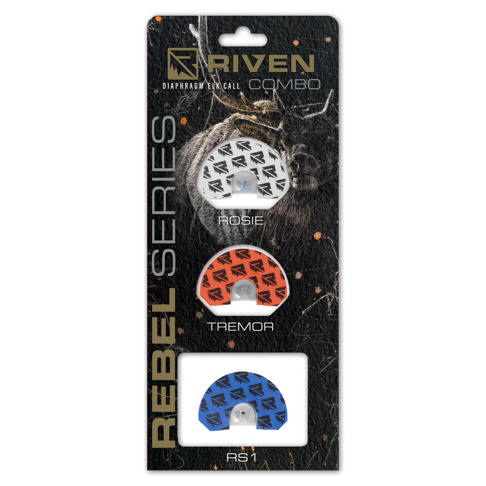 RIVEN RS1 All-in-One Elk Call - Domed Reed For Bull, Cow & Calf Sounds With Carry Case
