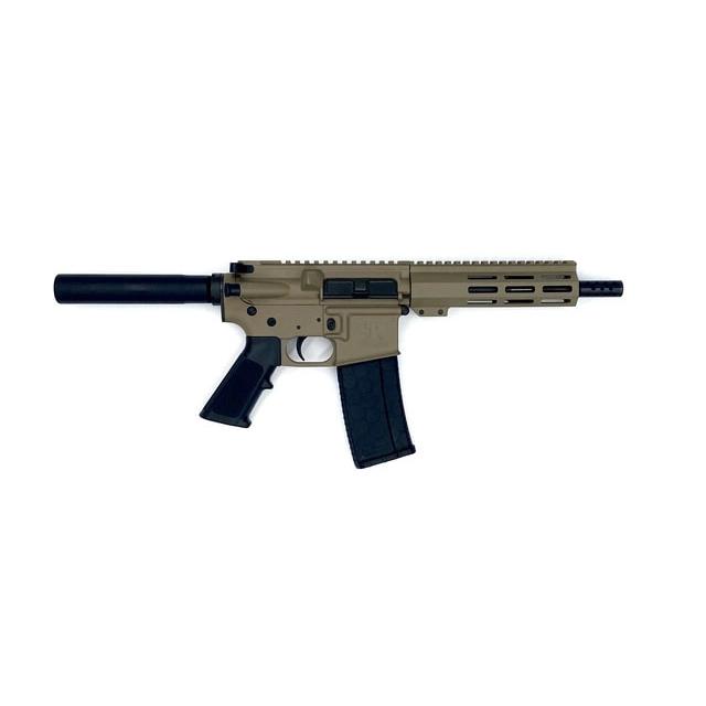 638457789294 Great Lakes AR-15 Pistol .223 Wylde 30rd Magazine 7.5" Nitride Barrel FDE Finish