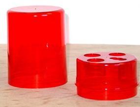 thumbnail image 2 of Lee Precision Red Round Die Storage Box – Holds 3 Reloading Dies – Model 90535 2 of 6
