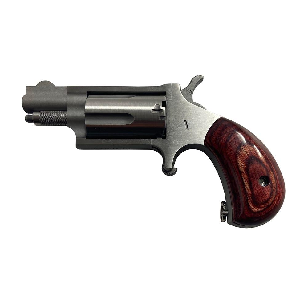744253001772 NAA 22MS Mini Revolver Handgun .22 WMR 5rd Capacity 1.125" Barrel with Lanyard Ring