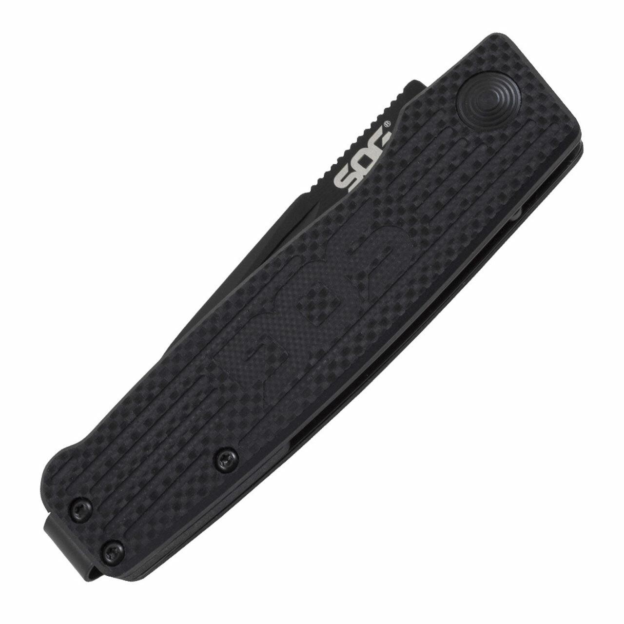 SOG Terminus Bowie Folding Knife 3" Blade Black Other Gun Accessories