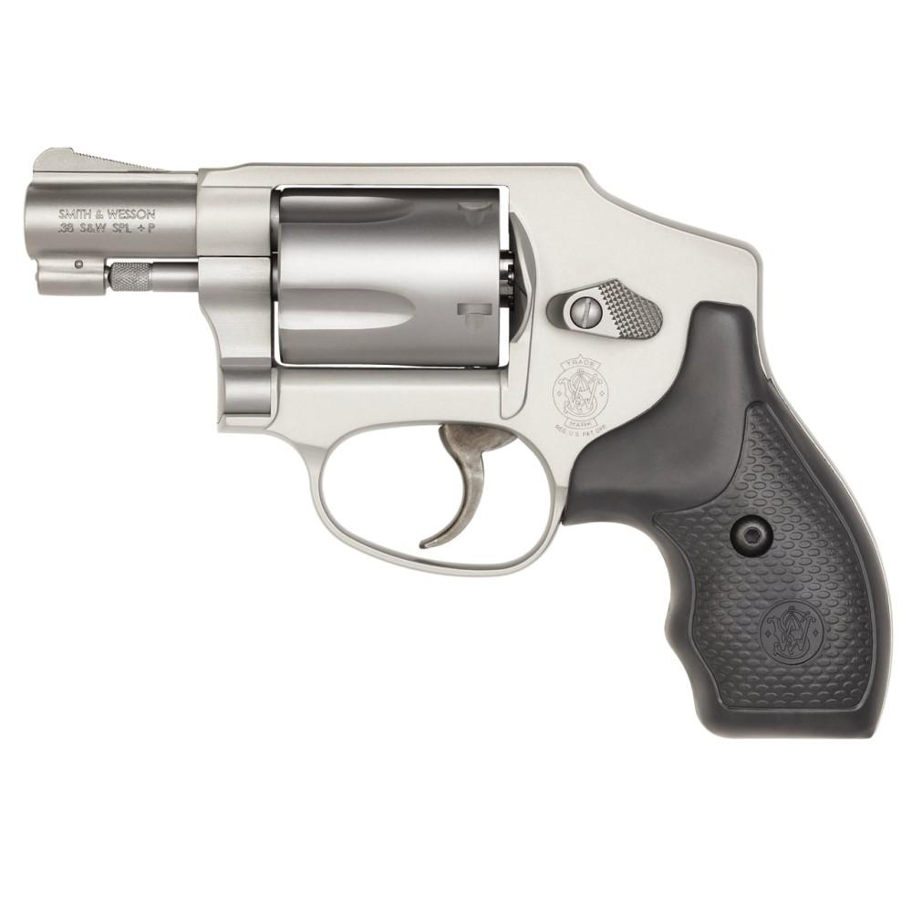 Smith & Wesson M642 Handgun .38 Special 5rd Capacity 2" Barrel Silver with Black Grip No Lock - Demo