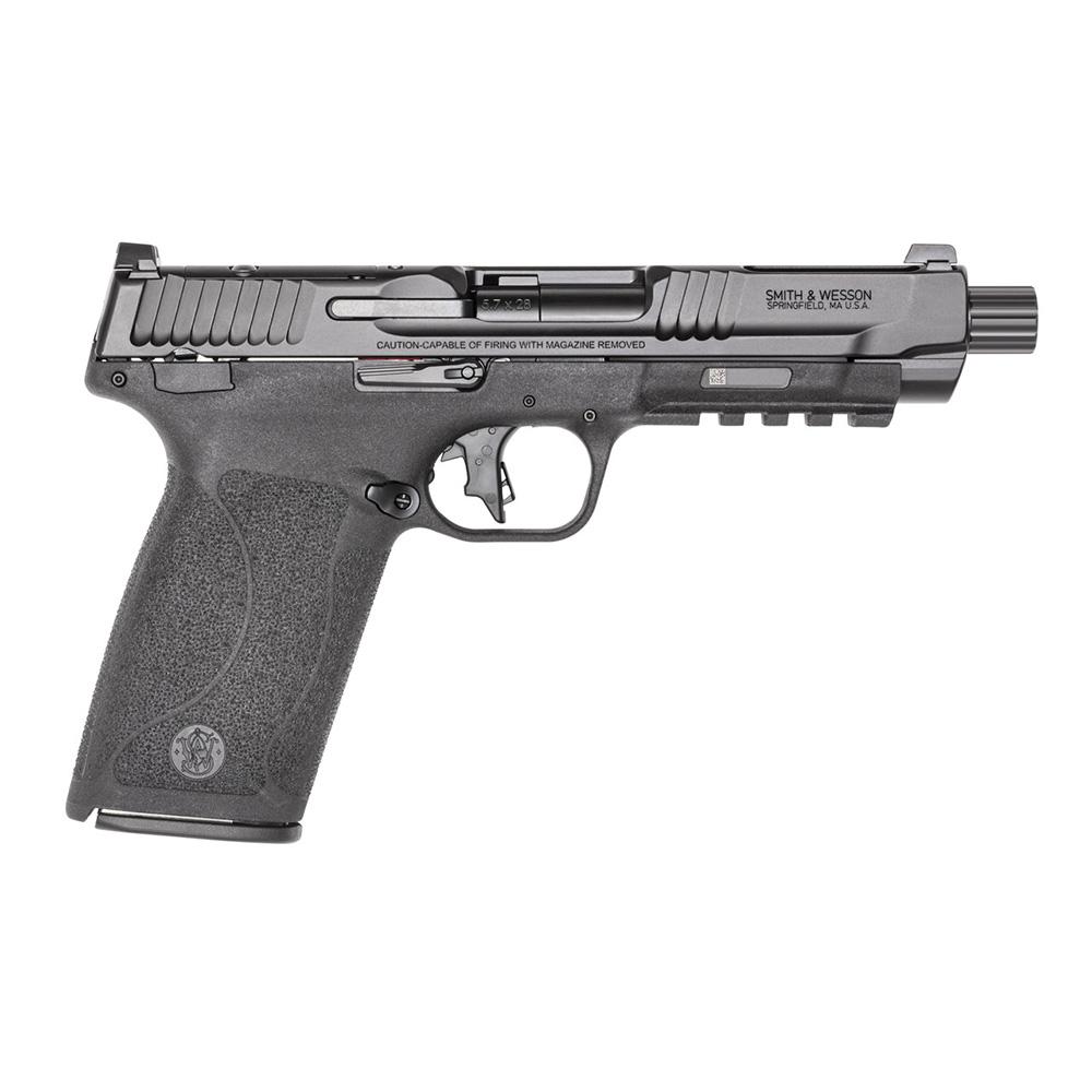 022188895230 Smith & wesson M&P 5.7 OR Handgun 5.7x28mm 22rd Magazines(2) 5" Threaded Barrel No Thumb Safety USED